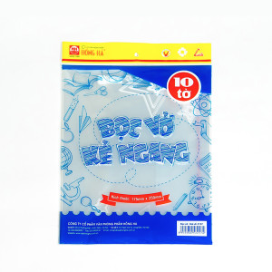 Bọc vở Nilon cấp II Hồng Hà 175x250mm (3157) 